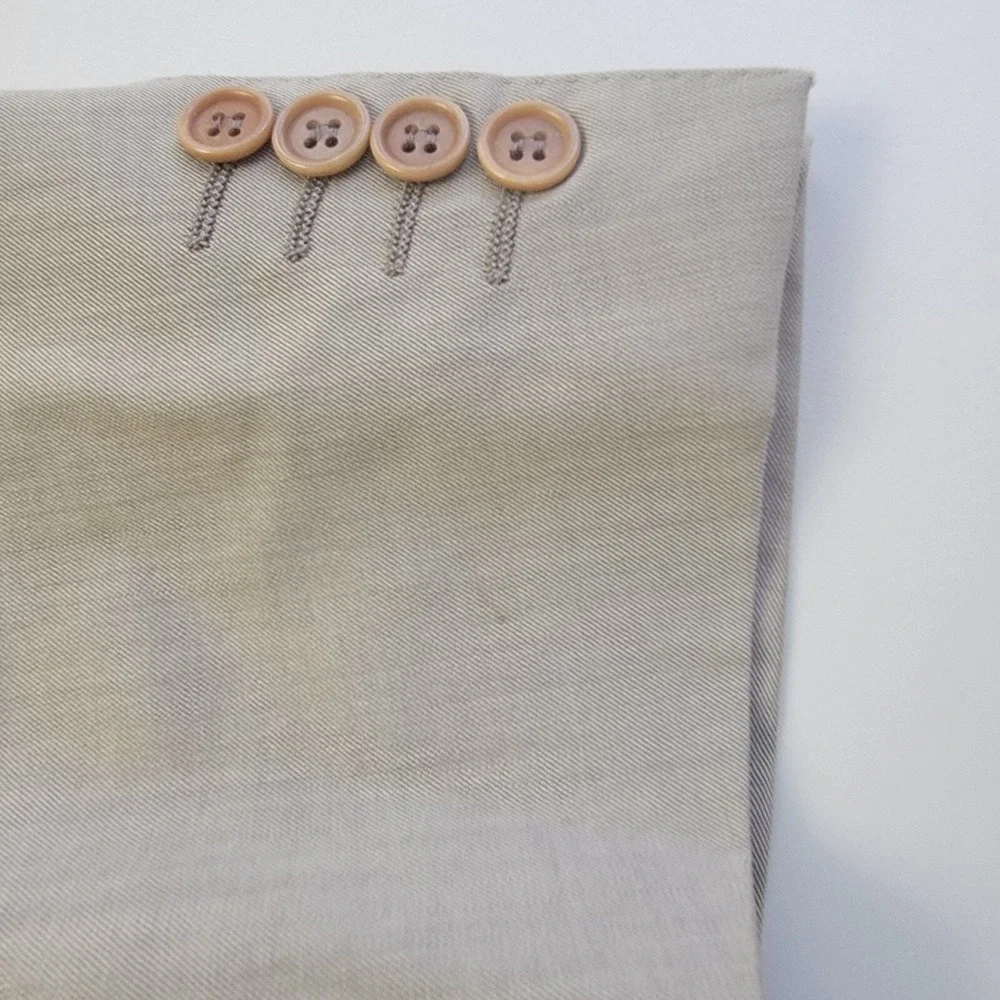 Canali James Sport Coat Blazer Pale Mens 54 Beige‎ Jacket Pure Wool Notch Lapel